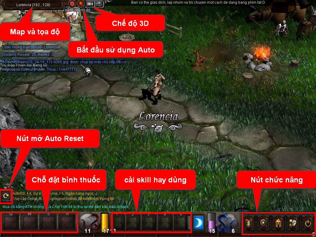 Chức năng chính của Game MU Đế Quốc