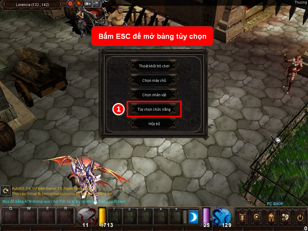 Chức năng chính của Game MU Đế Quốc